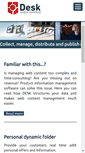 Mobile Screenshot of deskcontentmarketing.com