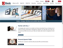 Tablet Screenshot of deskcontentmarketing.com